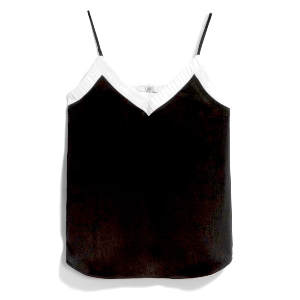 Q&A by Stitch Fix Massaro V-Neck Blouse Sz M